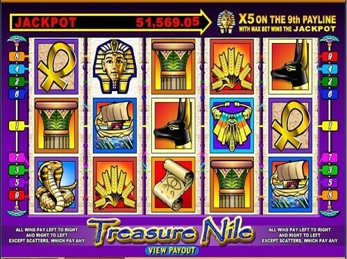 Treasure Nile online pokie- Australia