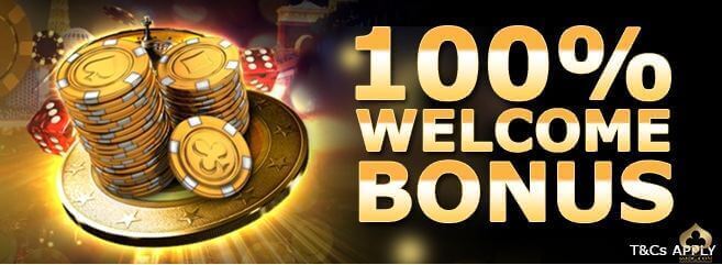 Image of a welcome bonus offer