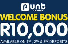 Punt Casino Welcome Bonus